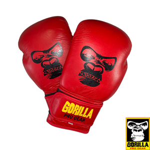 RED 14 OZ. GORILLA PRO GEAR BOXING GLOVES