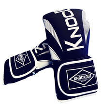 Load image into Gallery viewer, WHITE KNOCKOUT 16 OZ. PROBOXING GLOVES
