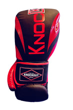 Load image into Gallery viewer, RED KNOCKOUT 16 OZ. PROBOXING GLOVES
