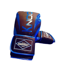 Load image into Gallery viewer, BLUE KNOCKOUT 16 OZ. PROBOXING GLOVES
