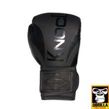 Load image into Gallery viewer, BLACK  KNOCKOUT 14 OZ. PROBOXING GLOVES
