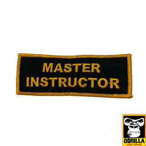 LARGE MASTER INSTRUCTOR PATCH
