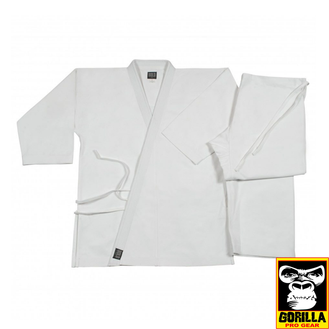 WHITE TRADITIONAL HEAVY WEIGHT UNIFORM
